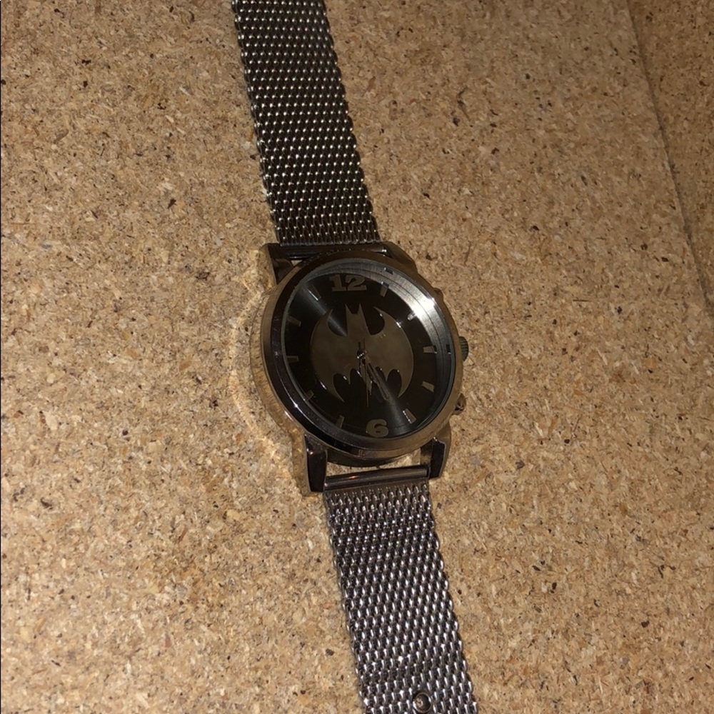 Silver Batman Watch